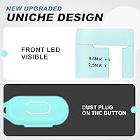 Vista 182 de Funda para AirPods Pro con kit de limpieza, funda de silicona suave para Apple AirPod Pro de 1ª/2ª generación, accesorios de funda AirPods Pro/Pro 2