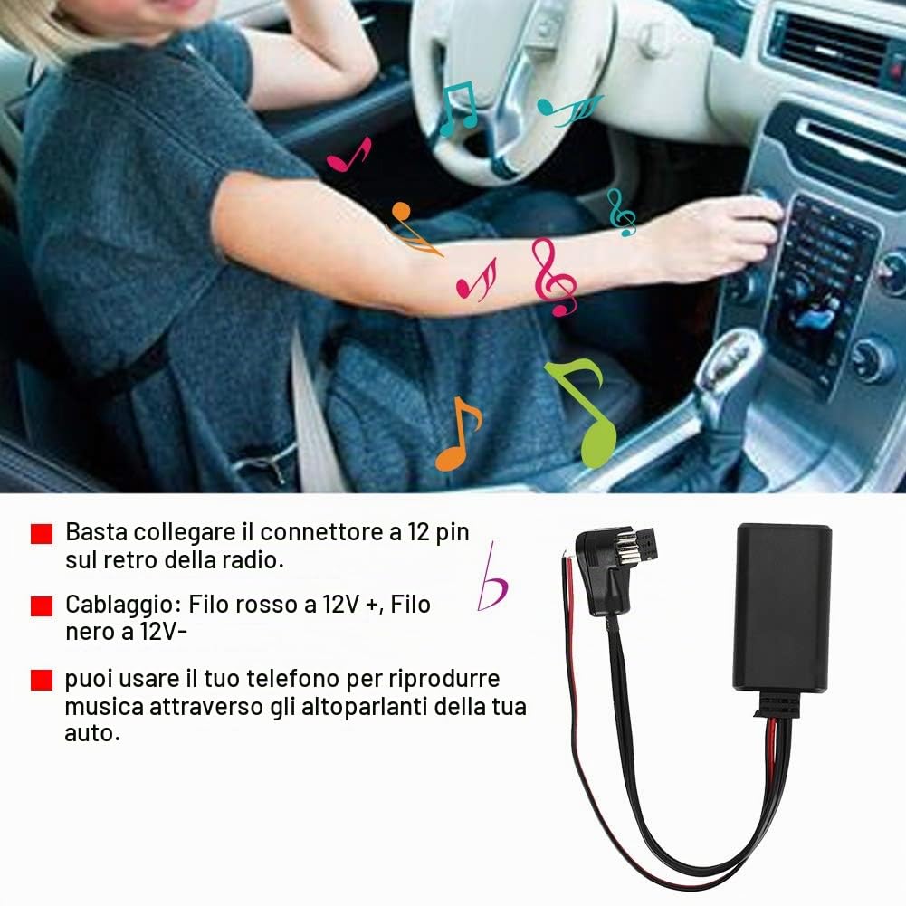 Pioneer Adattatore Bluetooth Per Vecchia Auto Sul Posteriore Dell'impianto Stereo, Terminali E Cablaggi
