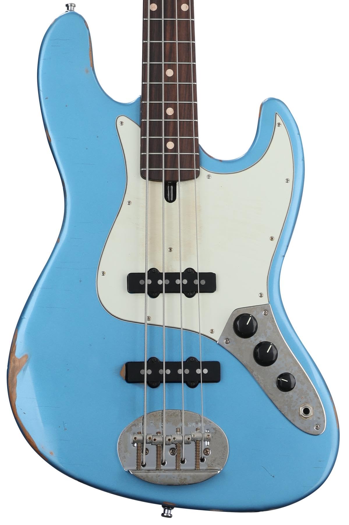 Lakland USA Classic 44-60 Aged Bass Guitar - Lake Placid Blue, Sweetwater Exclusive