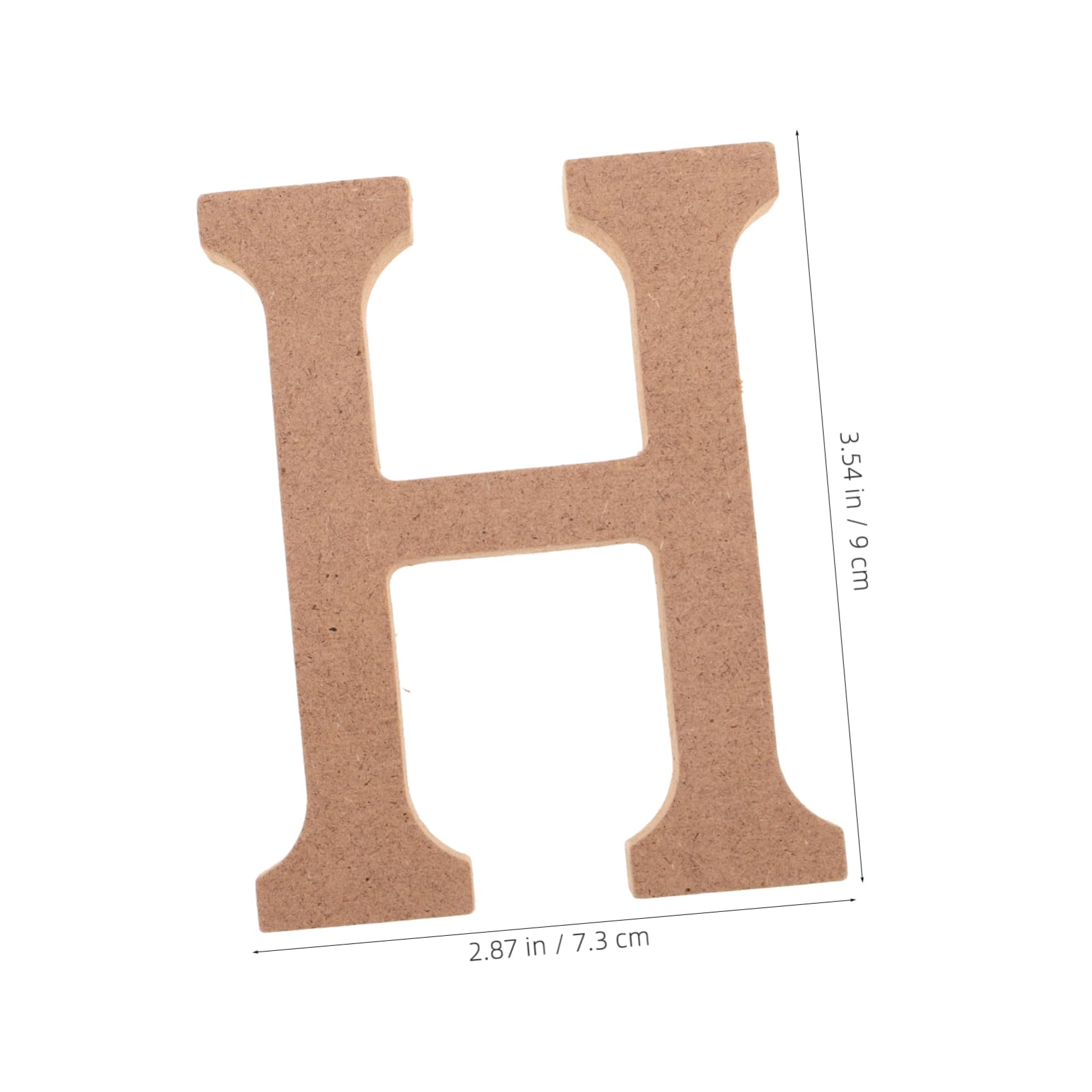 BESTonZON Unfinished Wooden Letters Small Letters for Crafts Diy Home Decor Wooden Craft Letters Baby Shower Decor Sign