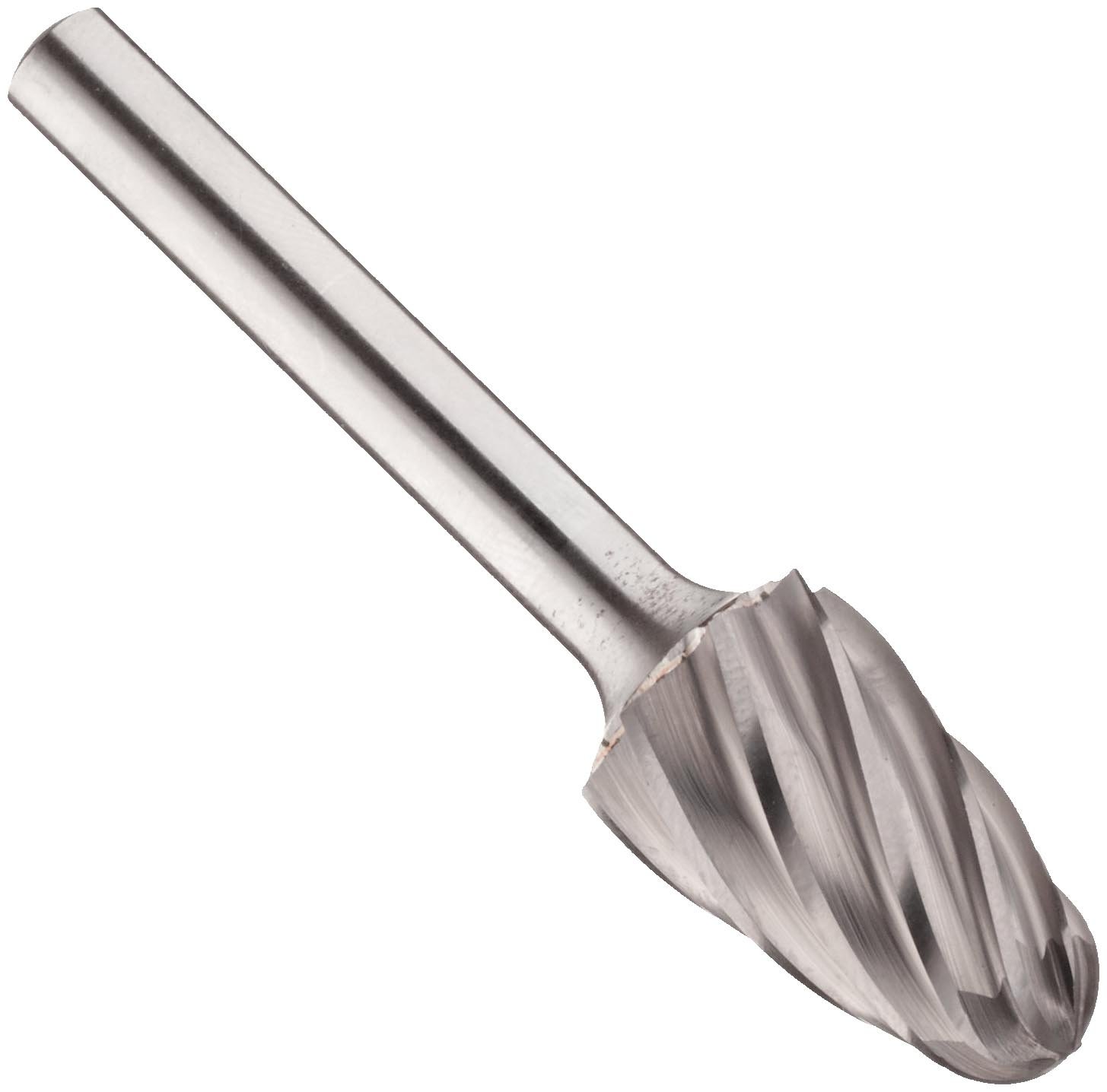 Carbide Bur - Tree Shape, ALU/NF Cut 1/2" x 1" x 1/4" Shank - SF-5