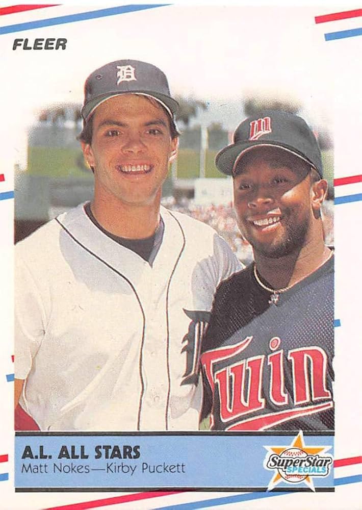 Amazon.com: 1988 Fleer Baseball #638 Matt Nokes/Kirby Puckett Detroit Tigers/Minnesota  Twins AL All Stars Official MLB Trading Card From Fleer : Collectibles &  Fine Art