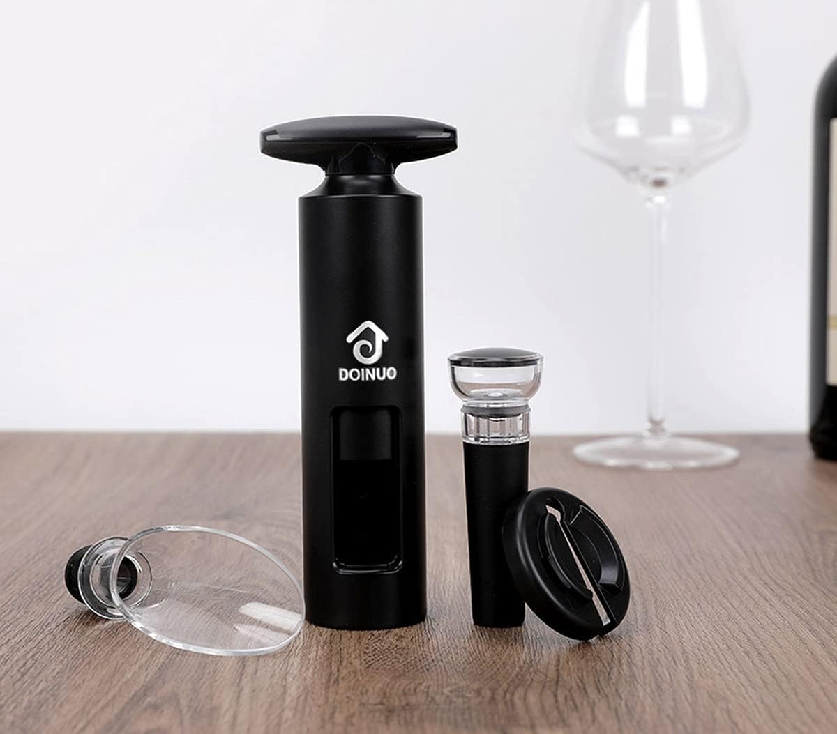 Manual Wine Bottle Opener Portable Corkscrew with Foil
