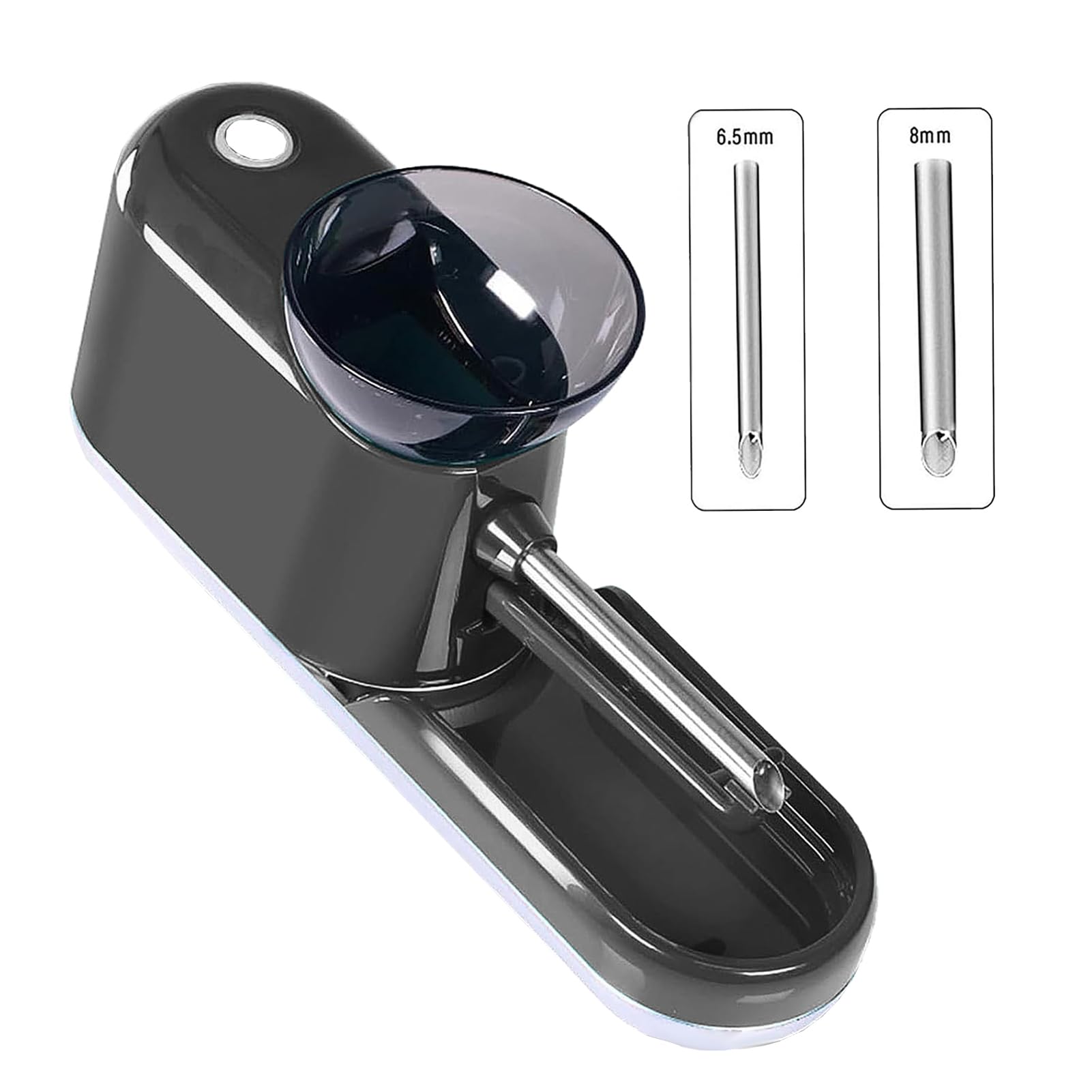 JTWWDM Portable Pre Rolled Cones Filling Maker, Automatic Cigarette Making Machine, Electric Cone Loader, Tobacco Roller Maker with Diameter 6.5/8 mm Smoke Pipe,Black