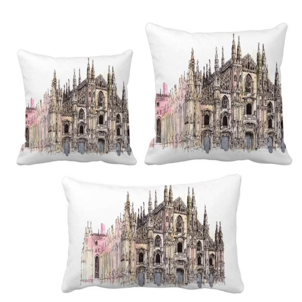 Coussin Milan Italie jeté de canapé décoratif pour salon et maison