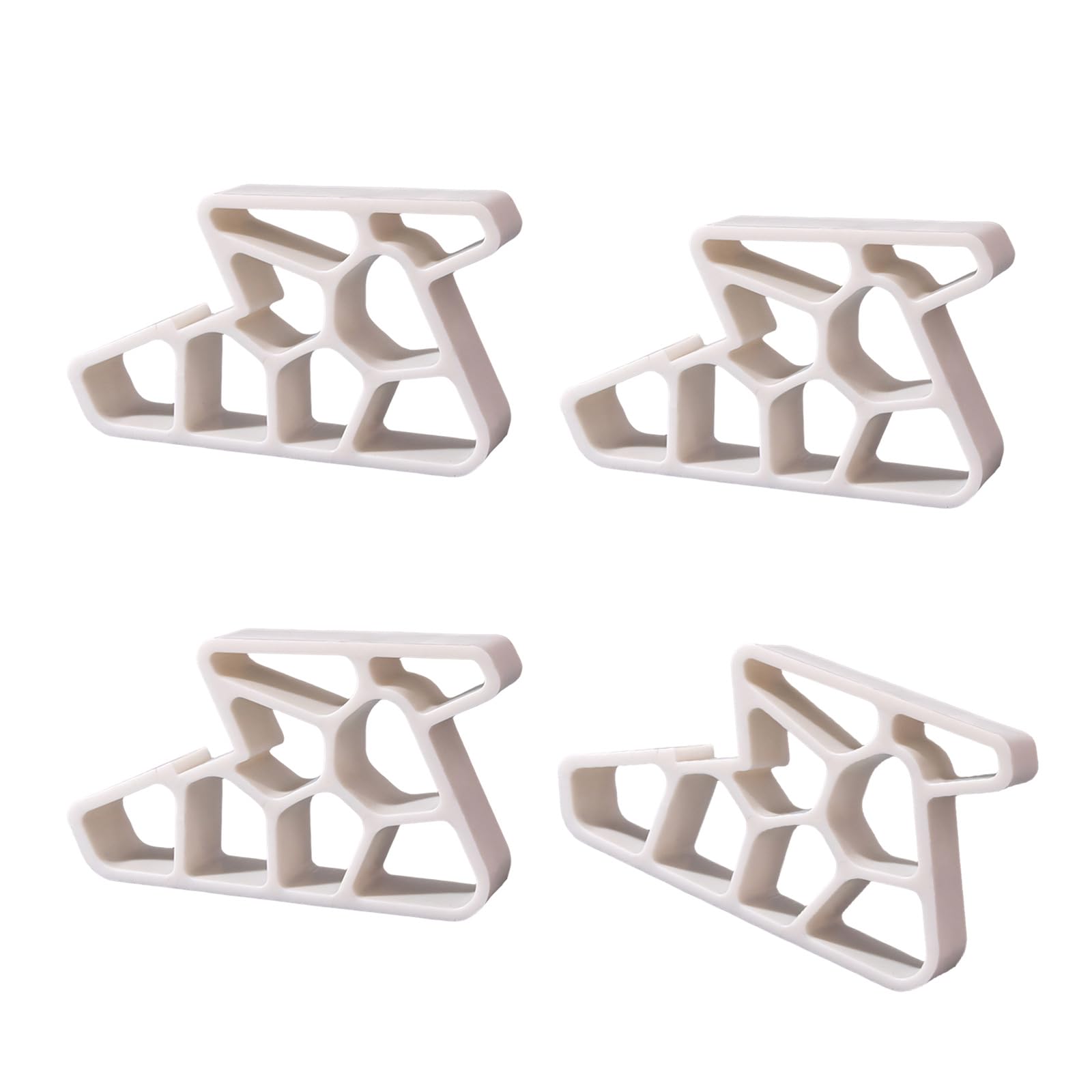 4Pcs Heavy Duty Door Stoppers Antislip Easy Installation Door Wedges 3D Track Stopper Balcony Improvement Multipurpose Stop