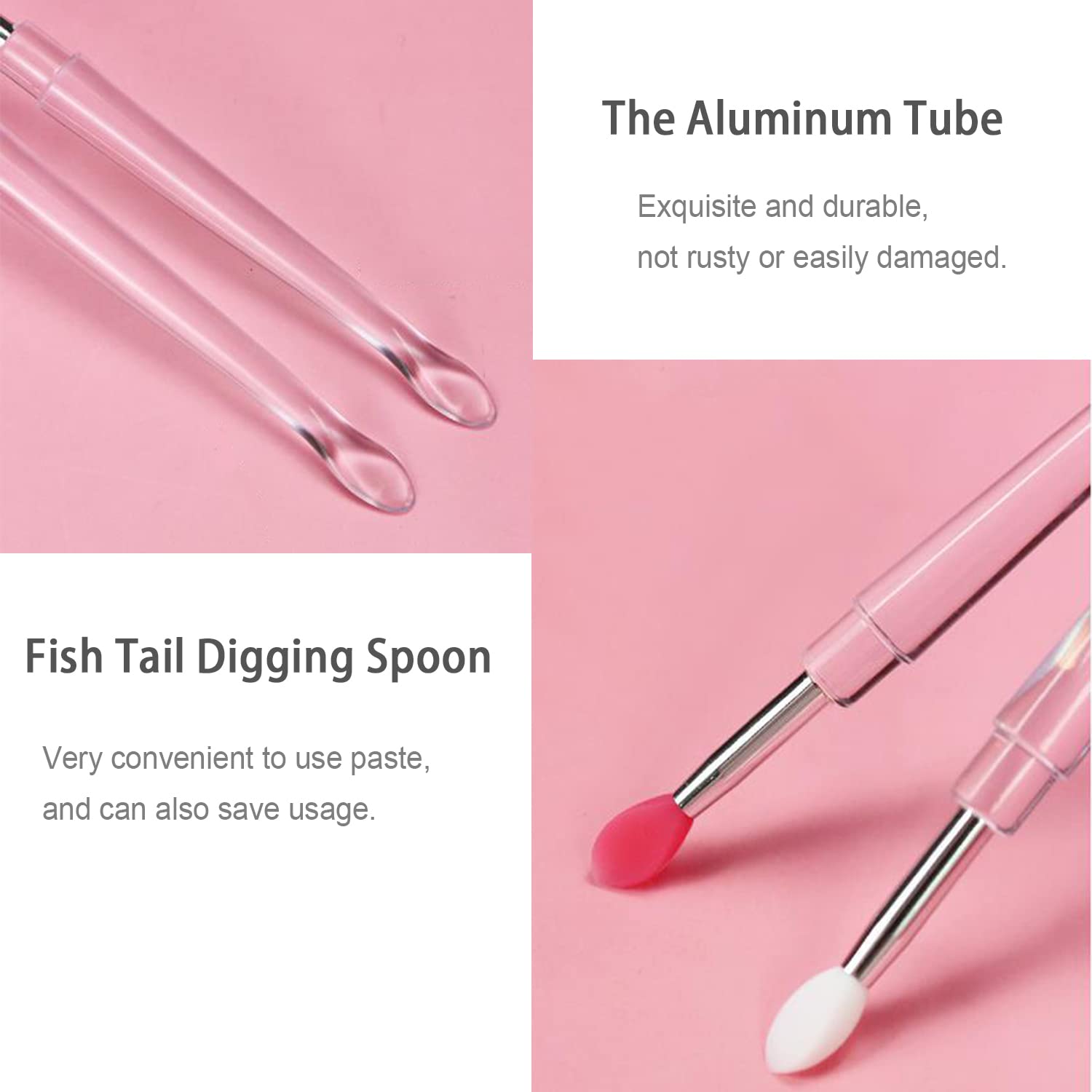 Mini spazzola per labbra con cappuccio, applicatore portatile in silicone riutilizzabile per rossetto, bacchette per lucidalabbra