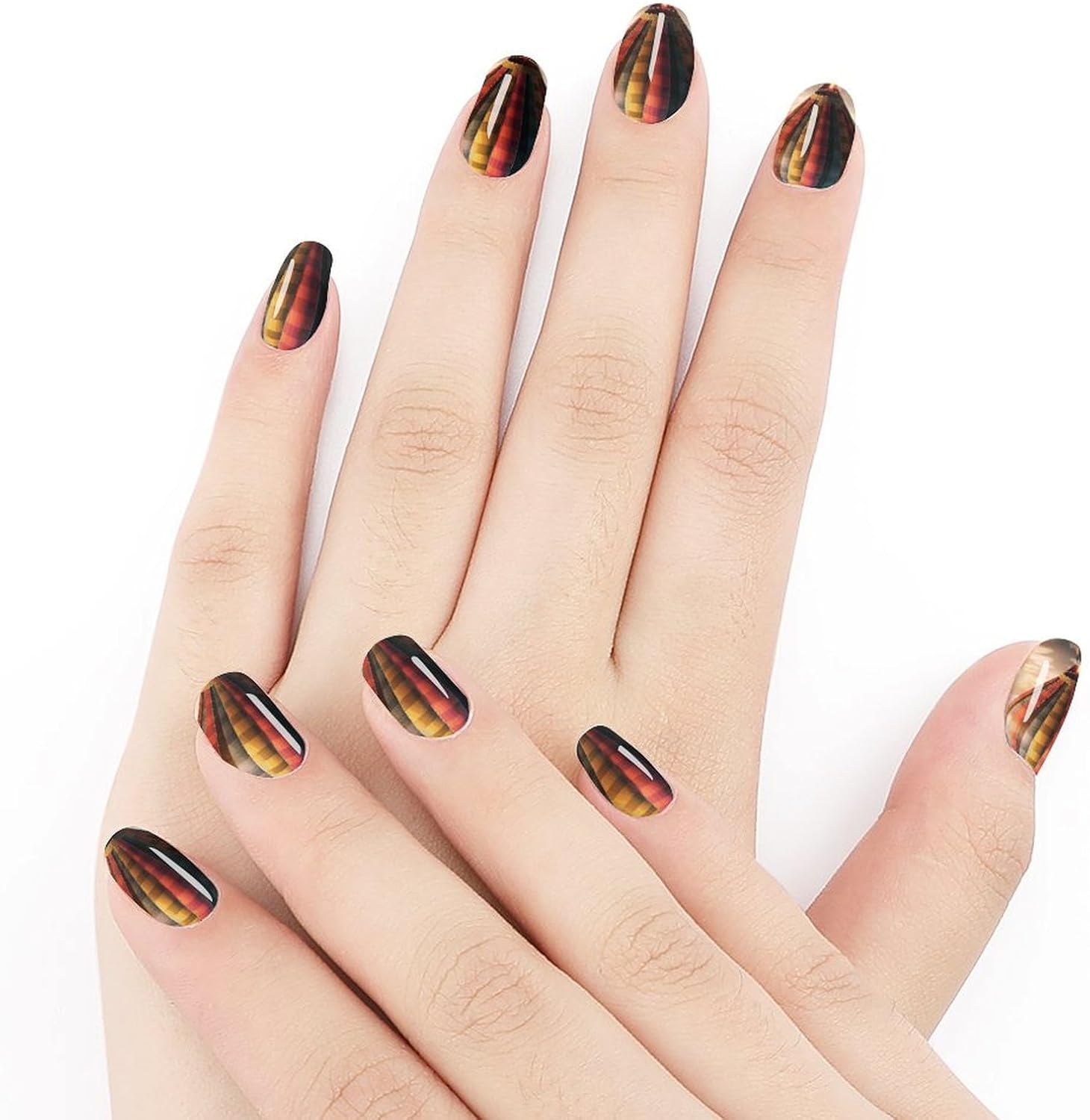 Nail Strips Bundle Full Wrap Long Lasting Nail Polish Strips Easy Application and Removal Salon Quality Self Adhesive Art Stickers for Women Gifts