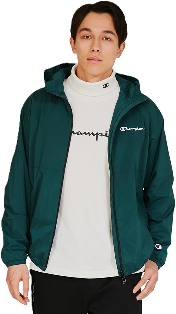 Amazon | [チャンピオン] アウター 長袖 ストレッチ 防風 撥水