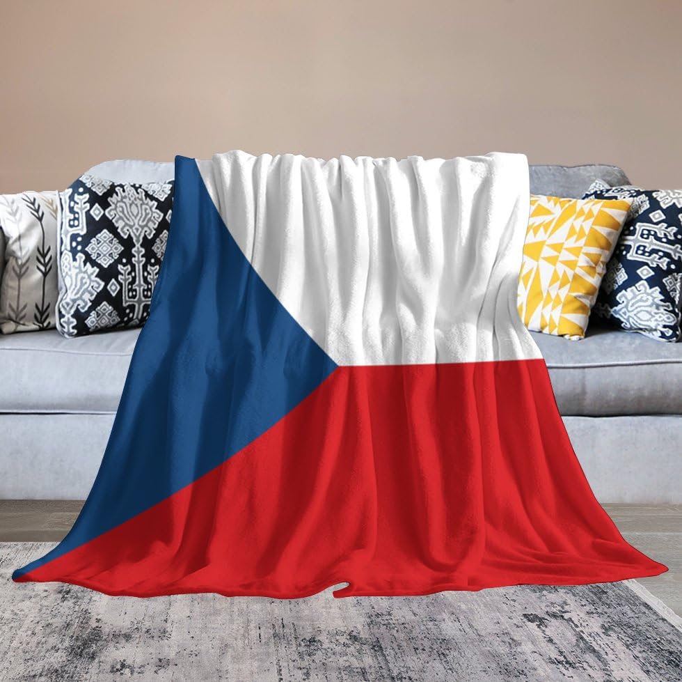 Couverture lit République tchèque plaid doux pour soirées cocooning