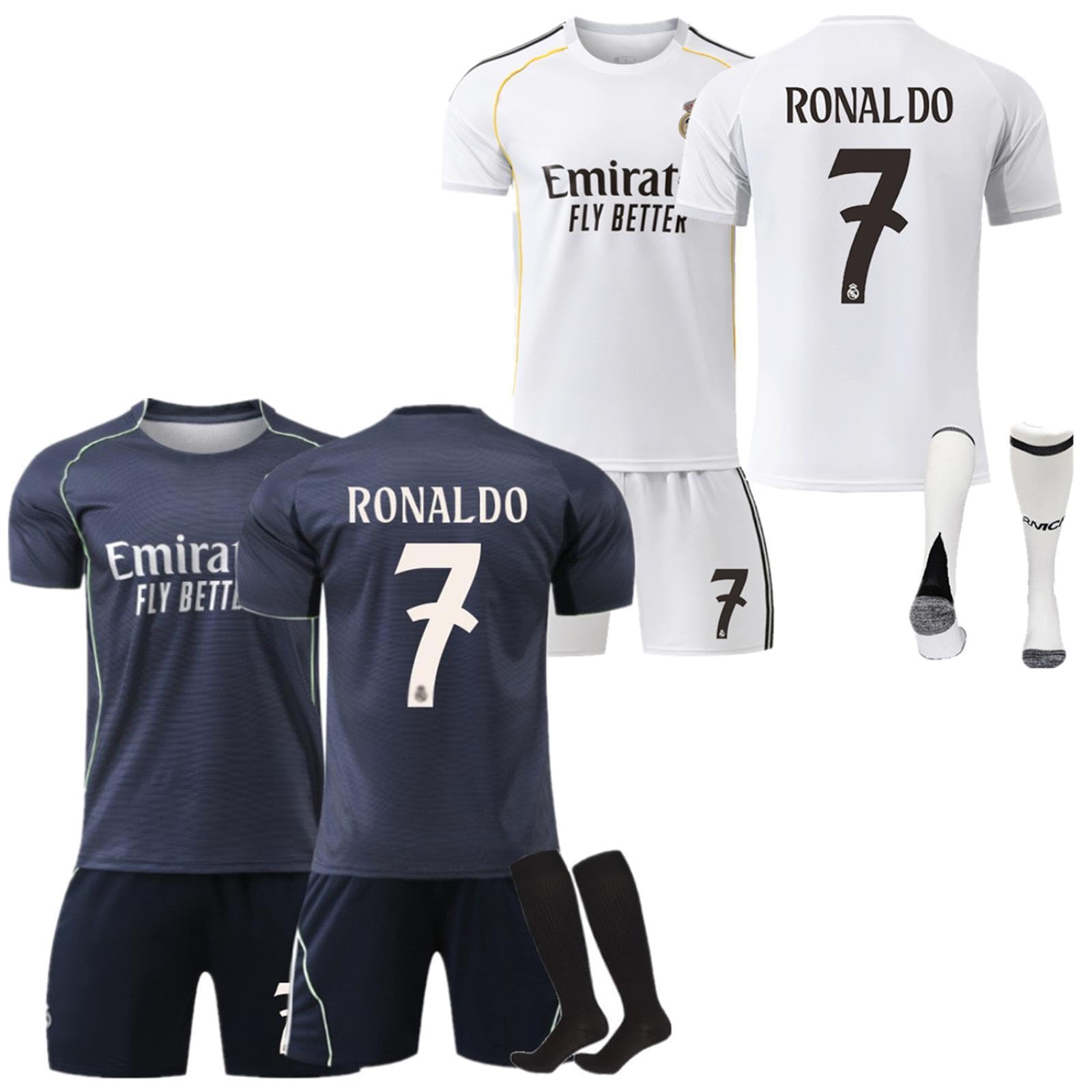 レアル・マドリード　ロナウドユニホーム サイズＬ　正規品 Amazon.co.jp: [YINGT] ロナウド サッカー ユニフォーム 25-26