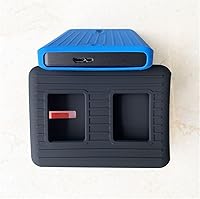 Vista 6 de Paquete de 2 fundas protectoras de silicona suave compatibles con Toshiba Canvio Basics A5 1TB 2TB disco duro externo portátil, disco duro, a prueba