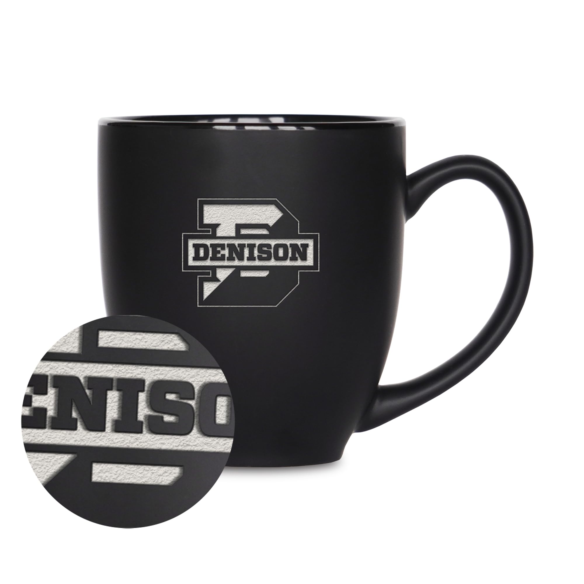 Tasse Denison Big Red Rico Industries en céramique noire mate 425 ml