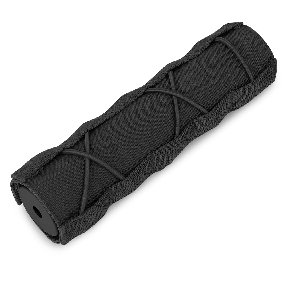 KRYDEX Airsoft Tactical Silencer Cover Suppressor Cover 18CM-7 inch (Black) - Image 4