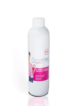 Spray Tan Solution - Organic Rapid Sunless Airbrush Tanning Product - Bronzed, Sun-kissed Customized Natural Color - Lavish Tan is Voted #1 in U.S.A. - 8oz