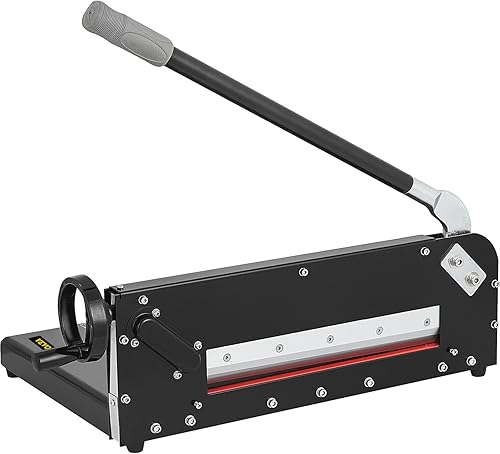 Miniatura 8 de VEVOR Cortador de papel de guillotina de 12 pulgadas, cortador de papel resistente A4 400 hojas, ancho de corte de guillotina de papel 11.8 in,