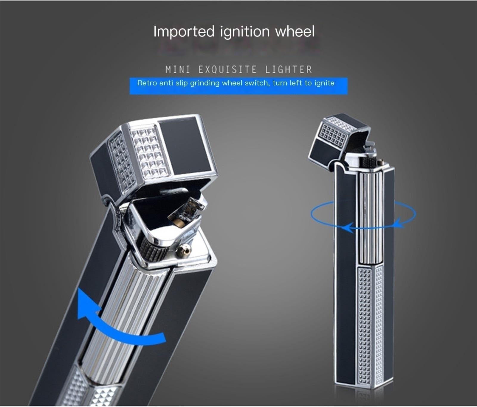 ladies gas cigarette lighters Amazon.com: VFBVMHFG Long Lighter for Ladies, Soft Flame Lighter Butane  Refillable Gas Lighter Vertical Ignition Outdoor Cigarette/Cigar/Candle Box  Packaging Gift (Butane Not Included)(D) : Health & Household