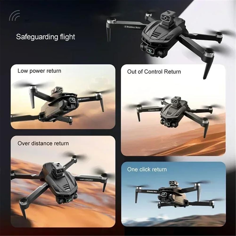 6k,Triple Battery,Drone v168 8k 5g GPS HD Photographie aérienne Drone Pliable omnidirectionnel évitant Les Obstacles