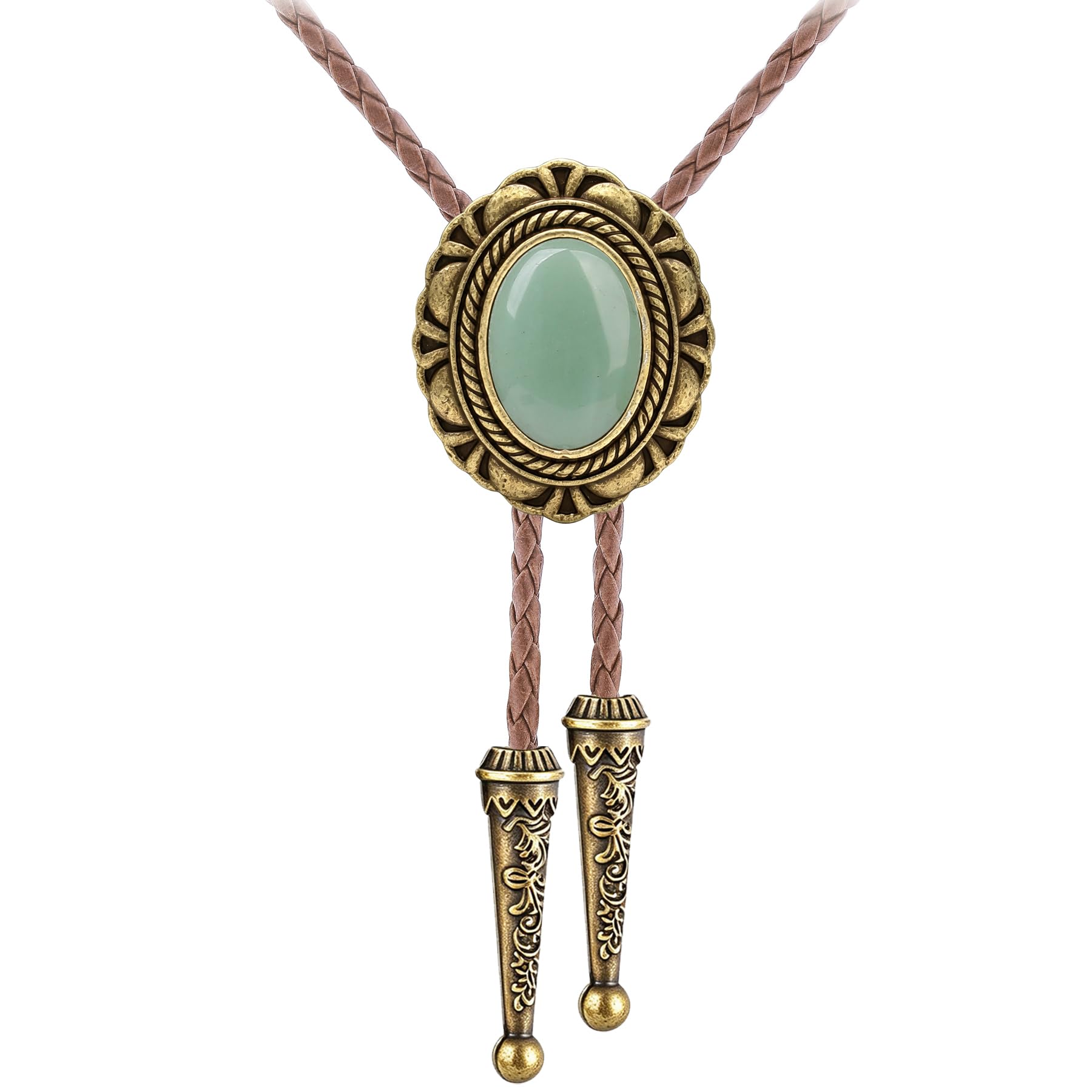 GelConnie Bolo Tie for Men Women Vintage Western Cowboy Necktie Adjustable