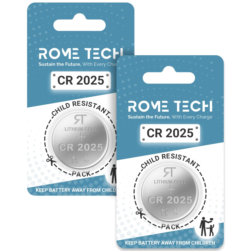 Amazon.com: Rome Tech Car Key Fob CR2025 Batteries Replacement ...