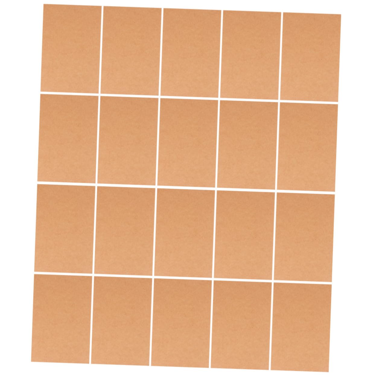 Papel Kraft Tarjetas Postales en Blanco 150 Piezas DIY para Marcadores