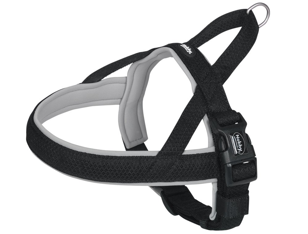 Nobby Preno Mesh Norwegian Harness, 75 - 98 cm+62 cm/40 - 45 mm, Gray