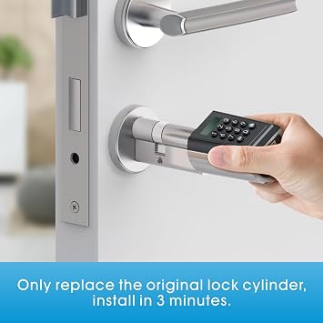 WELOCK PCB41 Smart Lock, Keyless Entry, Cylinder 30EX/40T (50-100mm Doors)