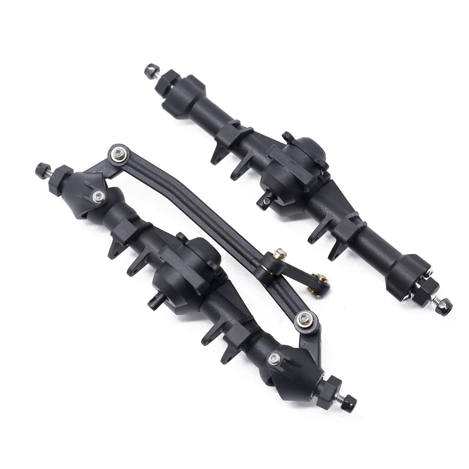 Compatible con Axial para SCX24 1/24 Control Remoto Crawler Cars Actualizaciones Piezas Accesorios De Reemplazo Juego Eje Delantero Trasero Piezas
