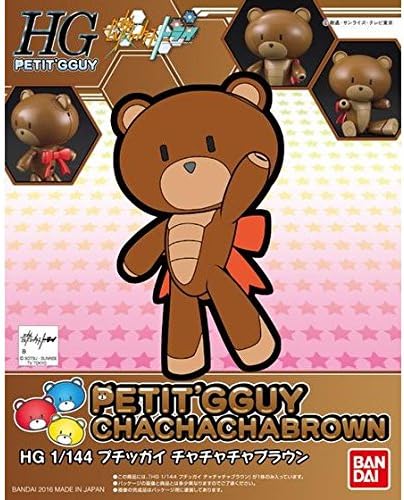 Bandai Hobby HGPG Petit'gguy Cha Cha Brown Gundam Build Fighters Building Kit (1/144 Scale)