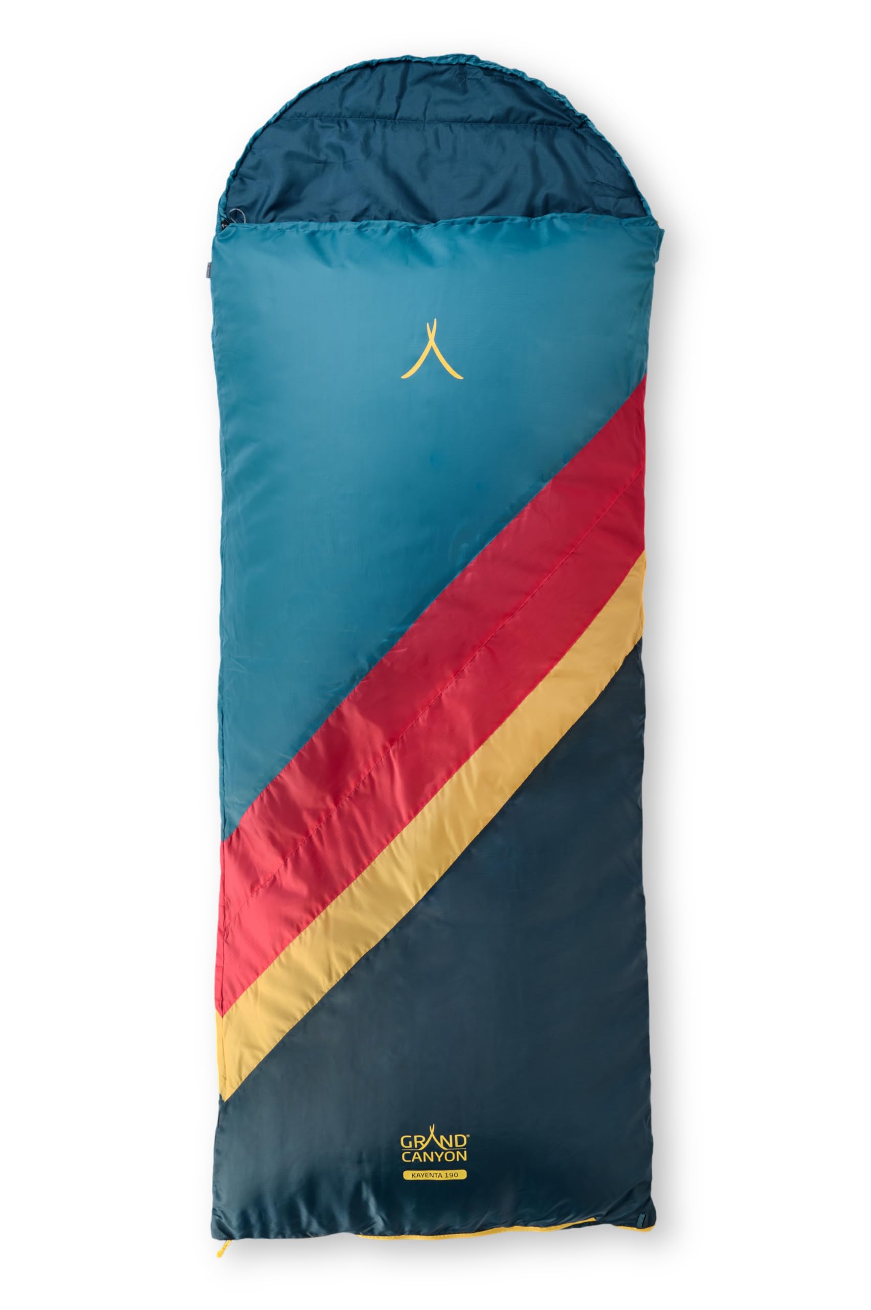 GRAND CANYON Schlafsack Kayenta 190 Deckenschlafsack – Leichter Sommerschlafsack mit Rundum-Reißverschluss, kompakt & komfortabel für Camping und Reisen Storm Blue, Einheitsgrösse Sport & Freizeit