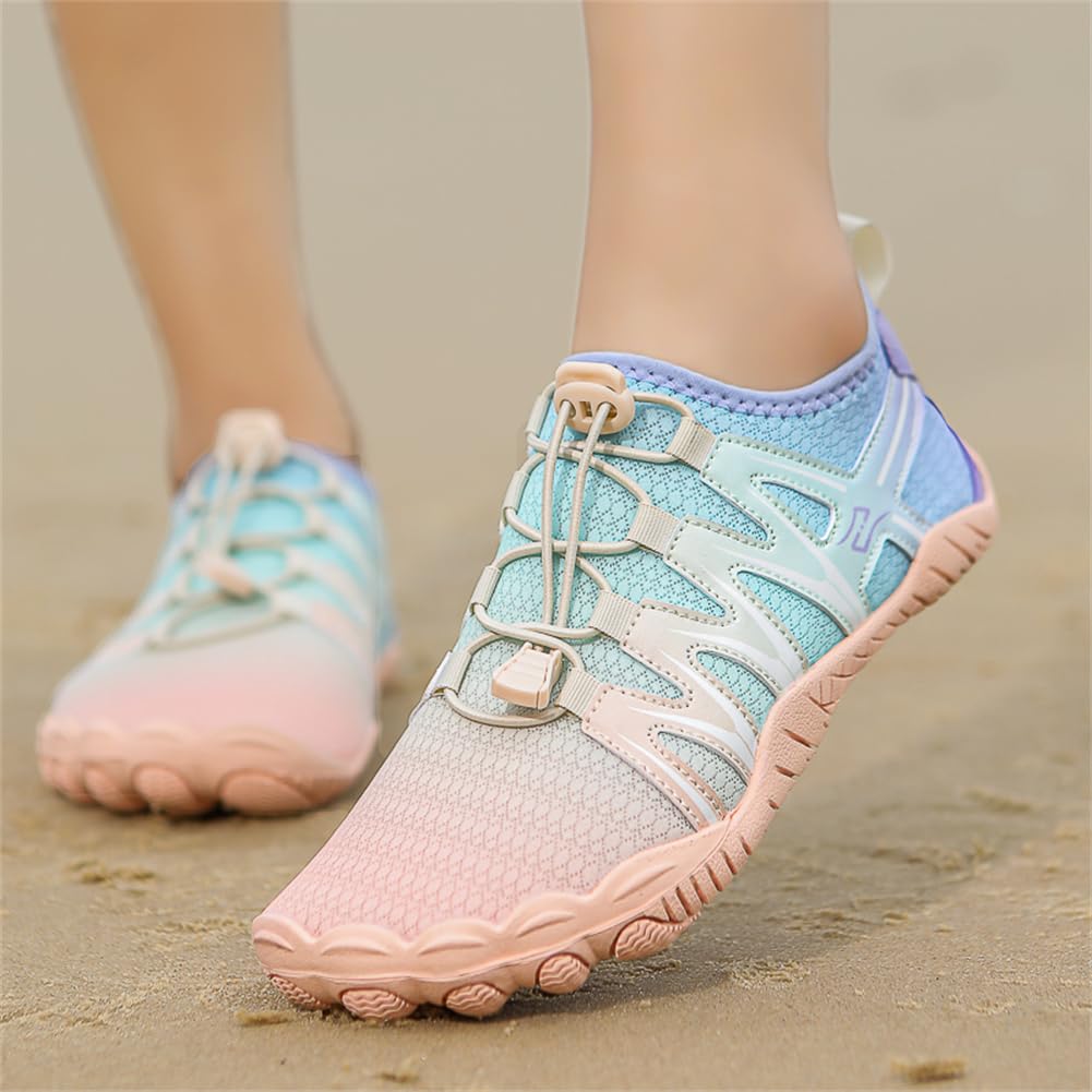 Wasserschuhe für Herren und Damen, Unisex-Duschen-Schuhe,Fingerschuhe，Fitnessschuhe，Paar-Schuhe Strandchuhe, schnell trocknende Wasserschuhe, Schwimmschuhe, Surfschuhe, Bachwander Größe 35-45