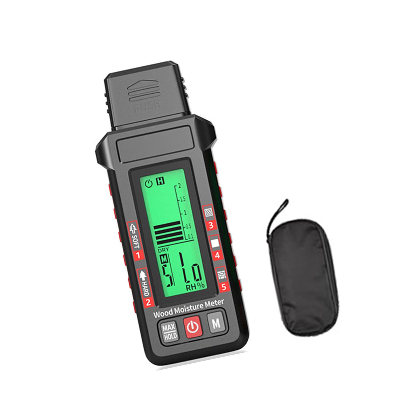 Lightweight Humidity Detector for with Accurate Measurement Large Screen Handheld Dampness Meter