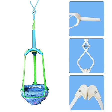 Ritmo Doorway Jumper | Baby Doorway Jumper - Baby Jumper and Bouncer with Adjustable Strap, Baby Exerciser for Active Babies, Fun Baby Jumping Bounce Swing