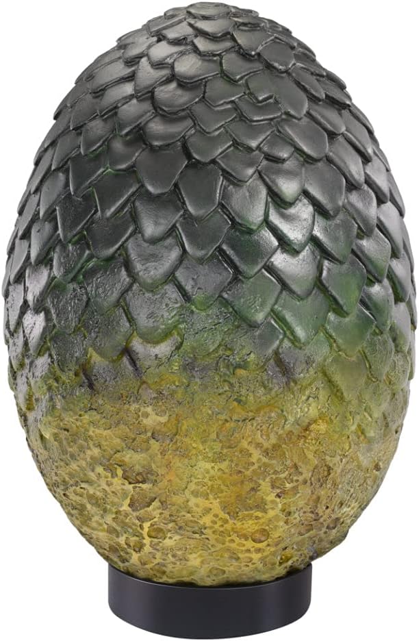 The Noble Collection Game Of Thrones Rhaegal Egg - 11in (28cm) Hand Painted Dragon Egg - Officially Licensed TV Show Props Replicas Gifts