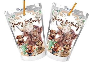 Highland Cow Party Favors