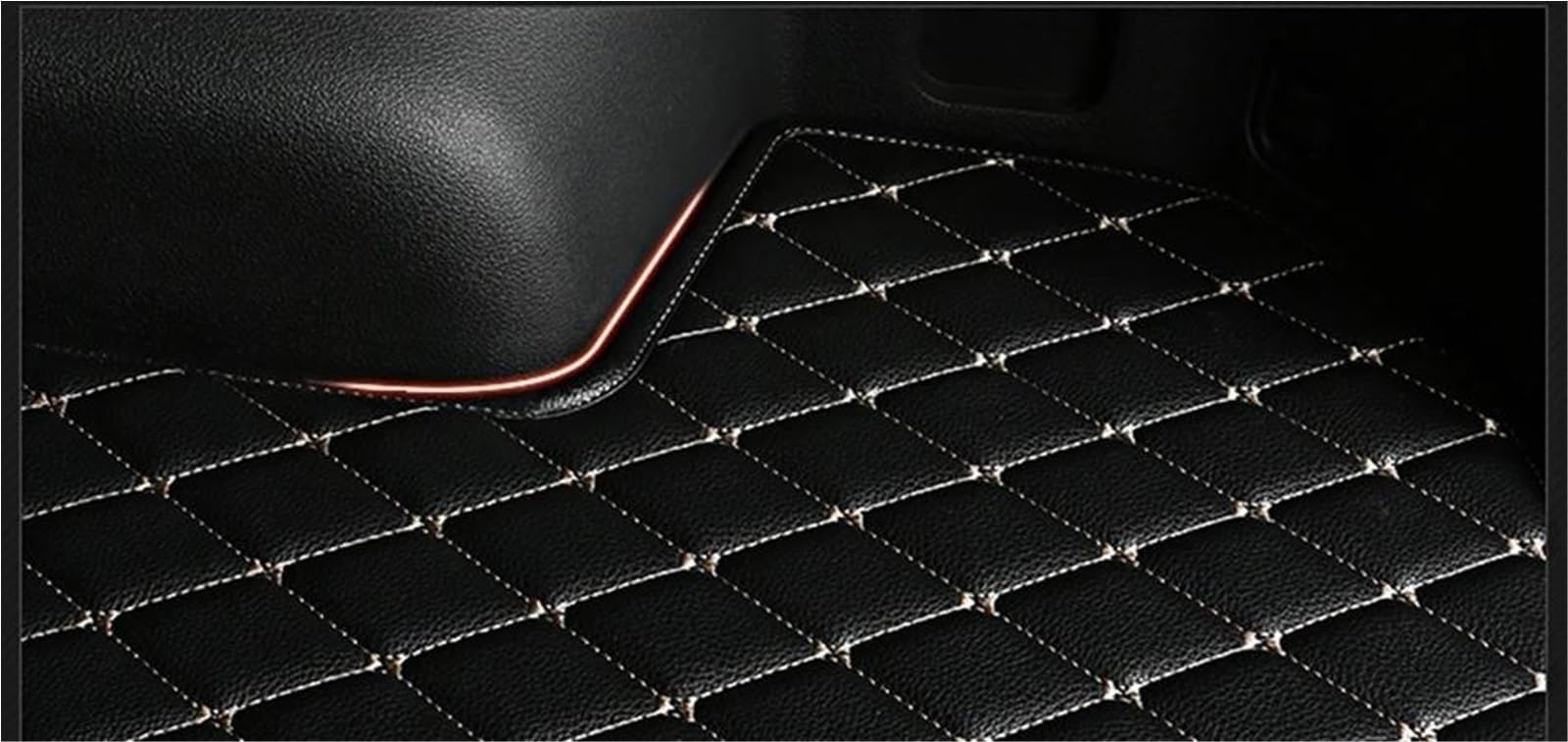 ZAPORA Design Antiscivolo Tappetino di Protezione per Bagagliaio Decorazione Interna Tappetino Antiscivolo Accessori per Rivestimento Bagagliaio Auto per A4 B8 A4 B9 2010-2022(Style 8)