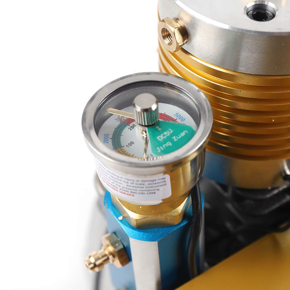 Bomba de aire eléctrica de alta presión, compresor de aire, bomba de aire de alta presión, bomba de compresor de aire, bomba de compresor de aire PCP con filtro de aceite de agua para detectar fugas,