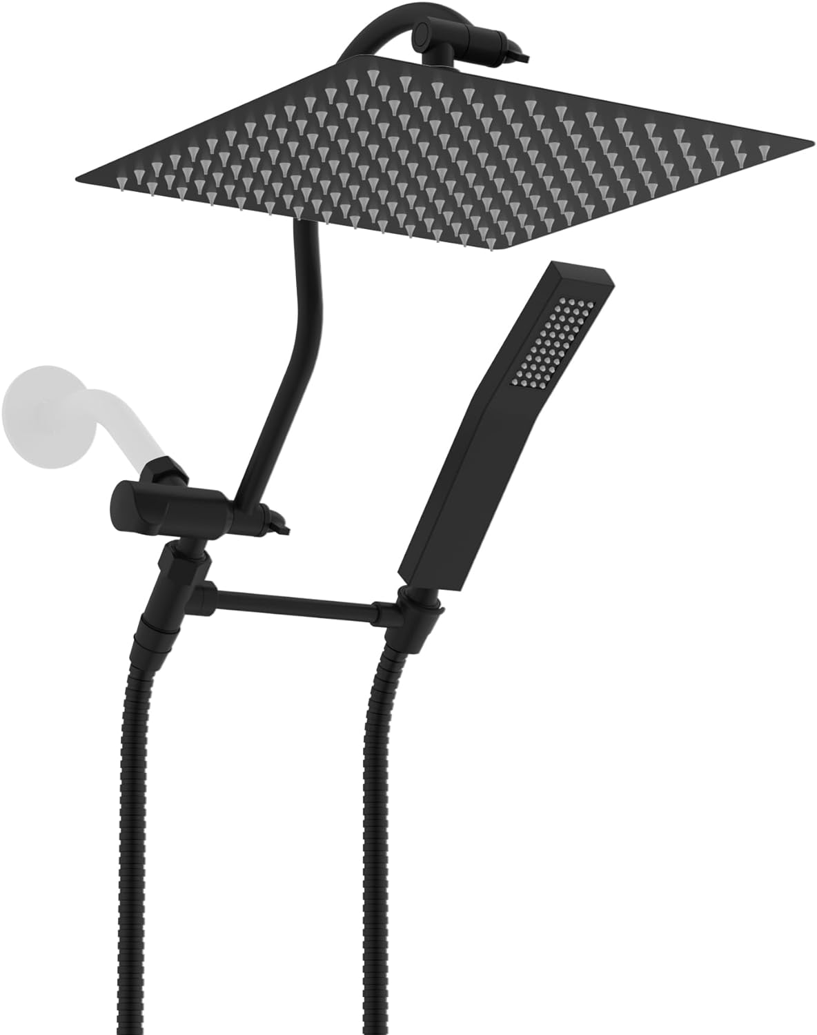 Hibbent All Metal Shower Head, 12'' High Pressure Rainfall Shower Head