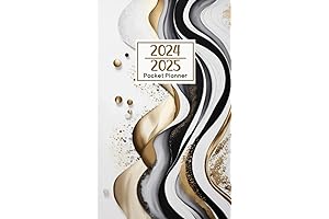 Pocket Planner 2024-2025: Two Year Pocket Calendar