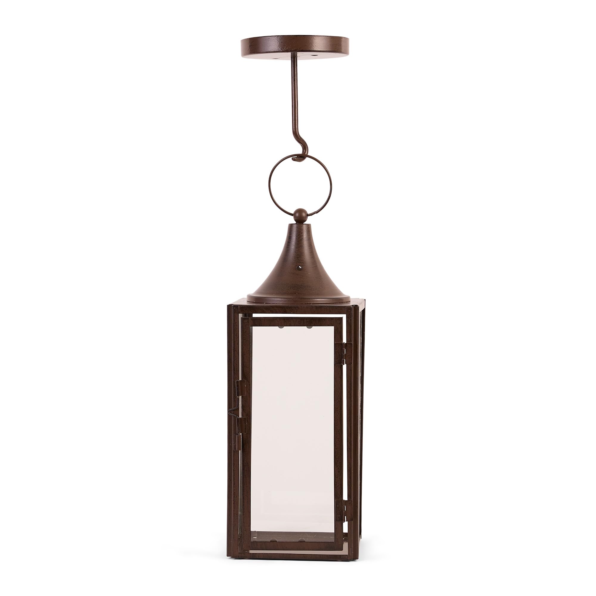 Zings & Thingz Classic Garden Candle Lanterns for Indoor & Outdoor Use, Decorative Light Home Decor, 11.75" Tall, Gatehouse