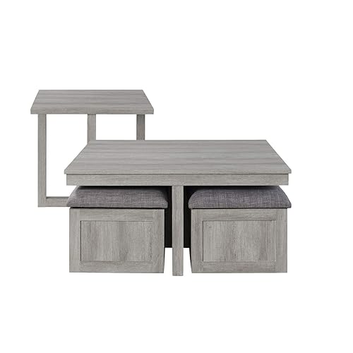 Furnishings Dawson 2PC Occasional Set in Grey