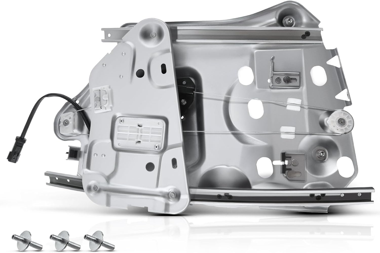 A-Premium Power Window Regulator with Panel with Motor Compatible with Sebring 1996-2006 Rear Passenger Side