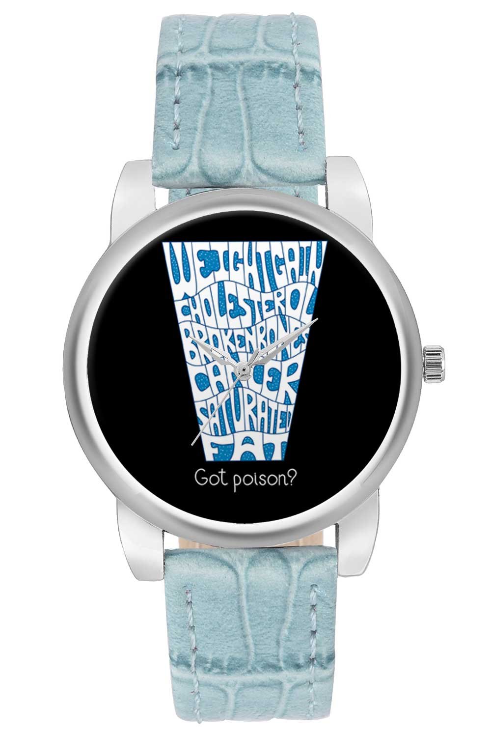 BIGOWLGot Poison Quirky Quote Designer Analog Wrist Watch for Women