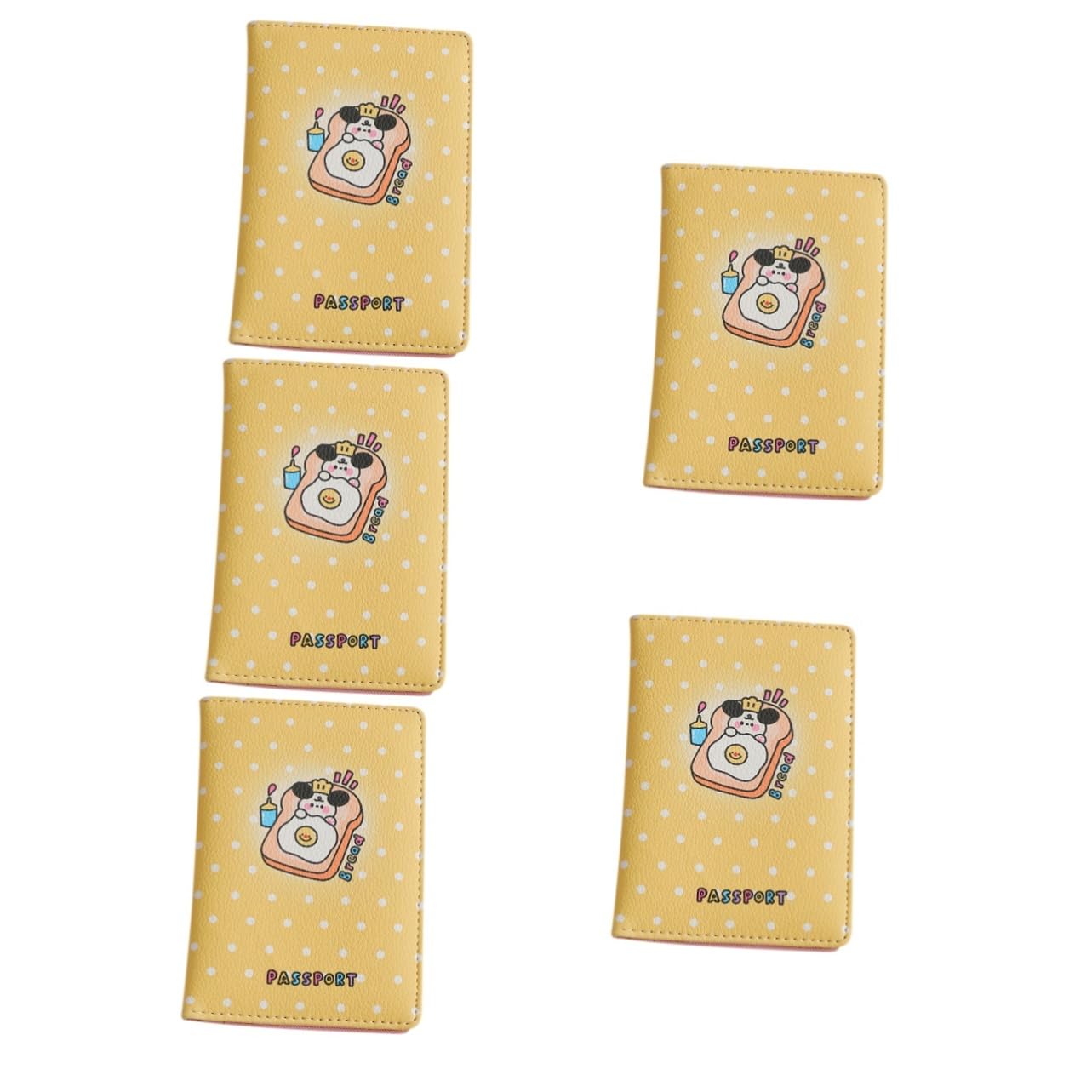 5pezzi Portadocumenti Per Passaporto Con Design Leggero e Resistente Organizer Per Viaggi Famiglia Custodia Pratica Per Carte e Documenti Portafoglio Multifunzionale Per Uomini e