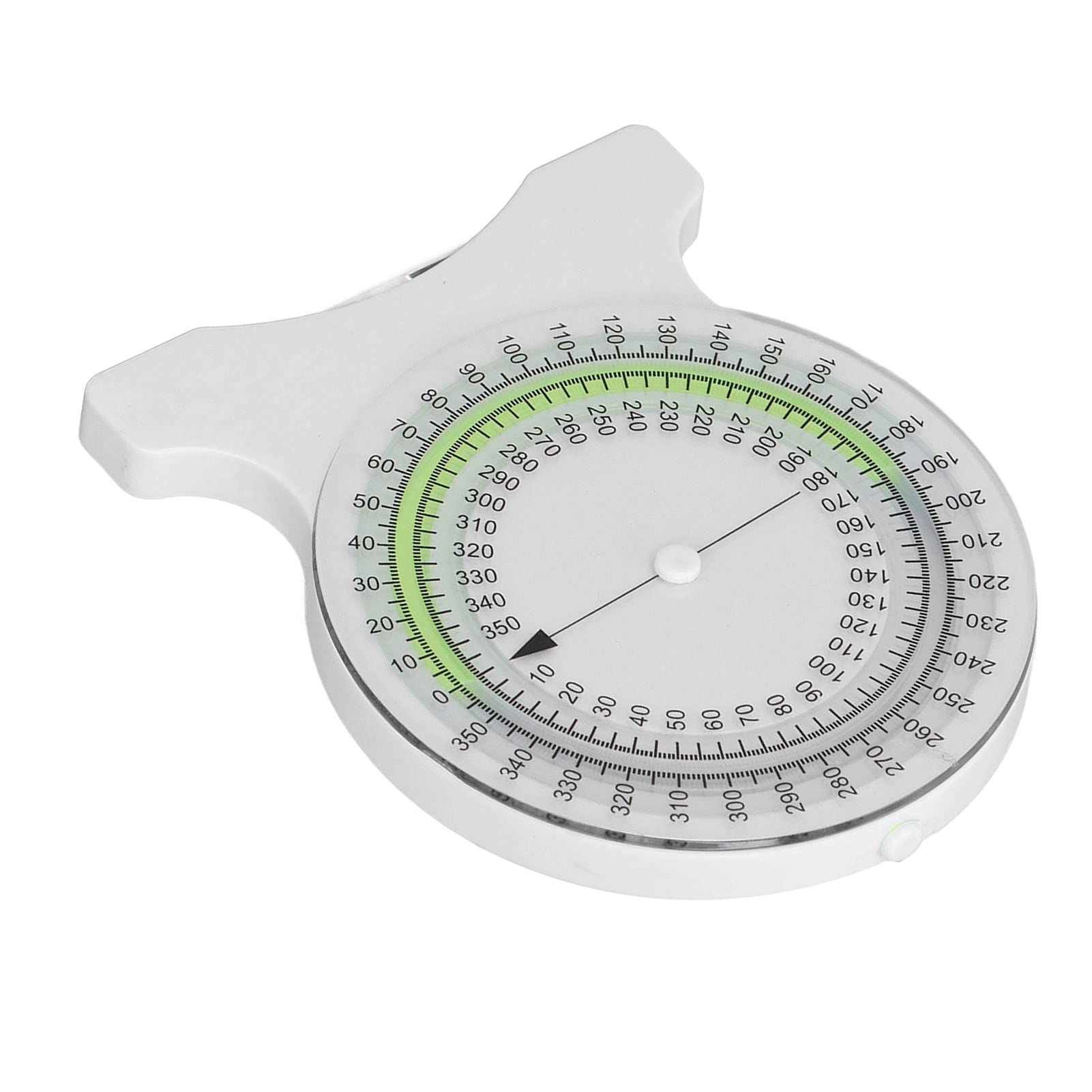 KIMISS Inclinomètre Blanc Inclinomètre Physio Jauge d'Inclinomètre ABS Bleu, sans Bulle pour des Mesures Précises, Idéal pour Le Physique, adapté aux étudiants et aux Professionnels