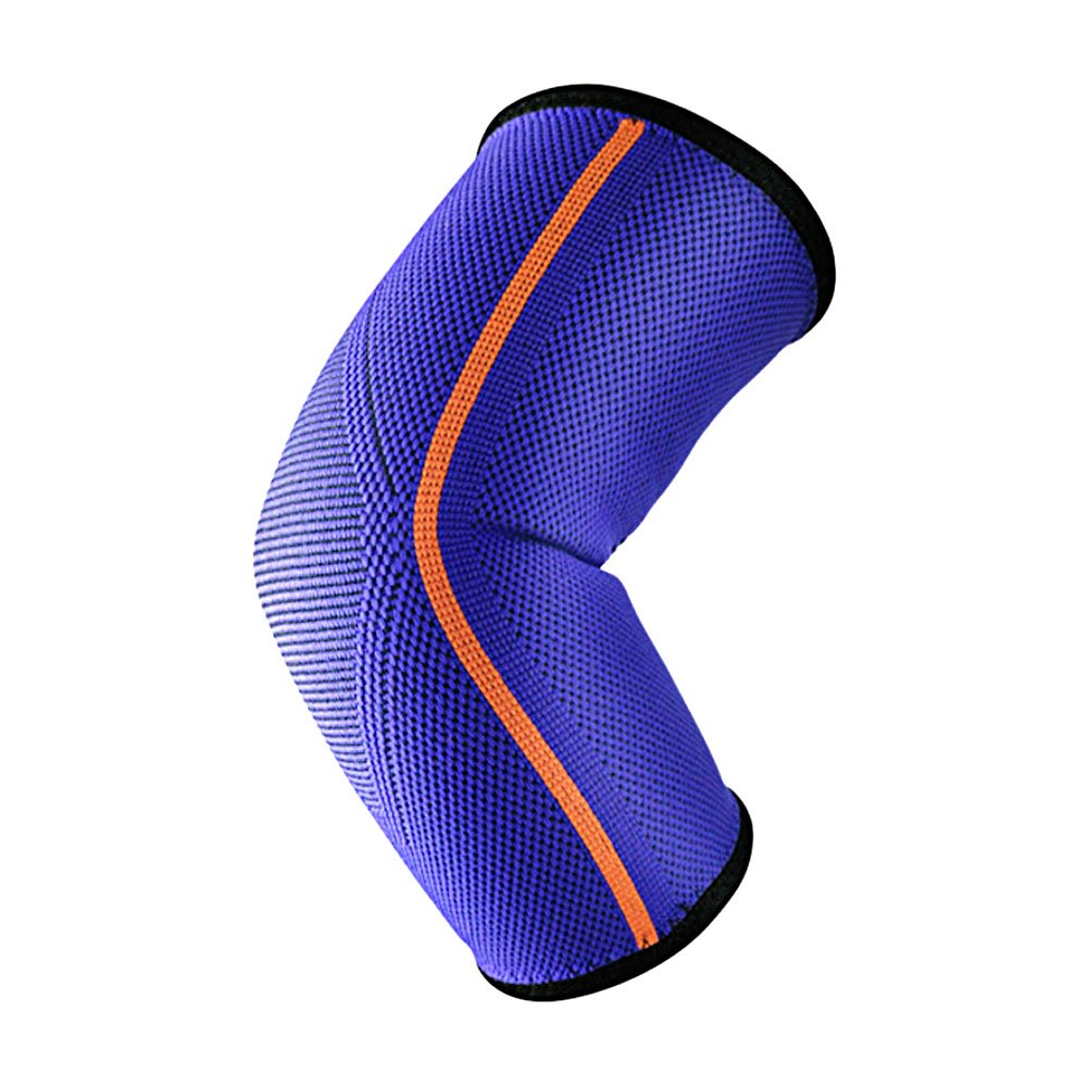 Kneelink Knee Brace Knee Sleeve, Medium, Singel, Blue Strips