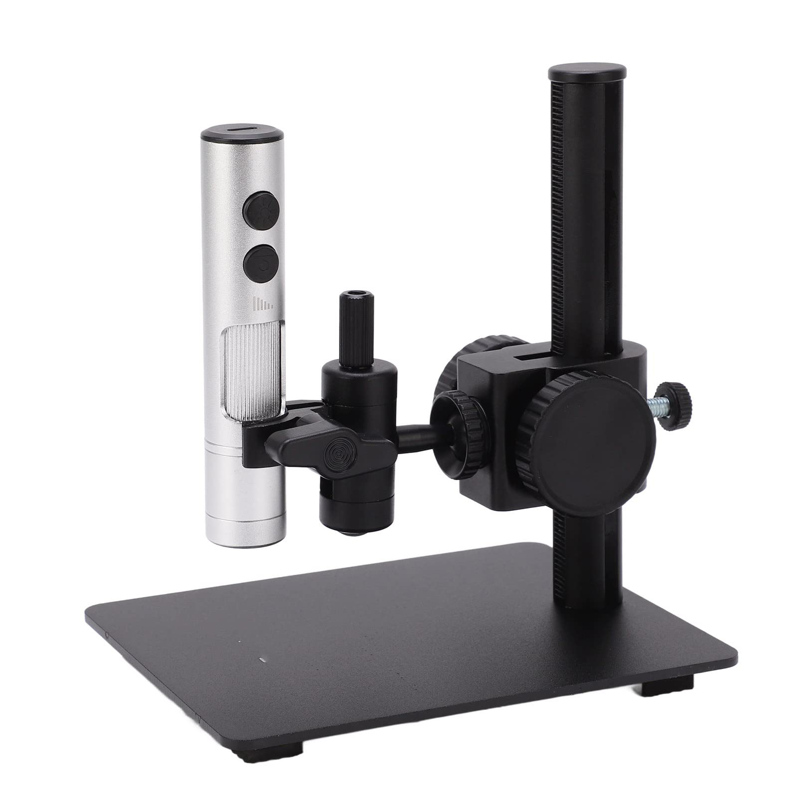 Juego de Microscopio Digital, Kit de Cámara de Microscopio ABS de Aleación de Aluminio con 12MP 3840x3104, Zoom de 750x, Luz LED de Campo Oscuro, Tipo C para Probar Técnicos de Estaciones
