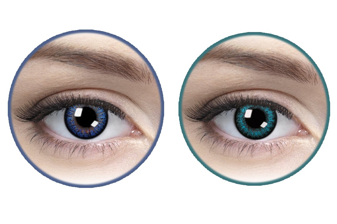 Charming Eyes Quarterly Contact Lens - 4 Units (Midnight Blue, Turquoise)