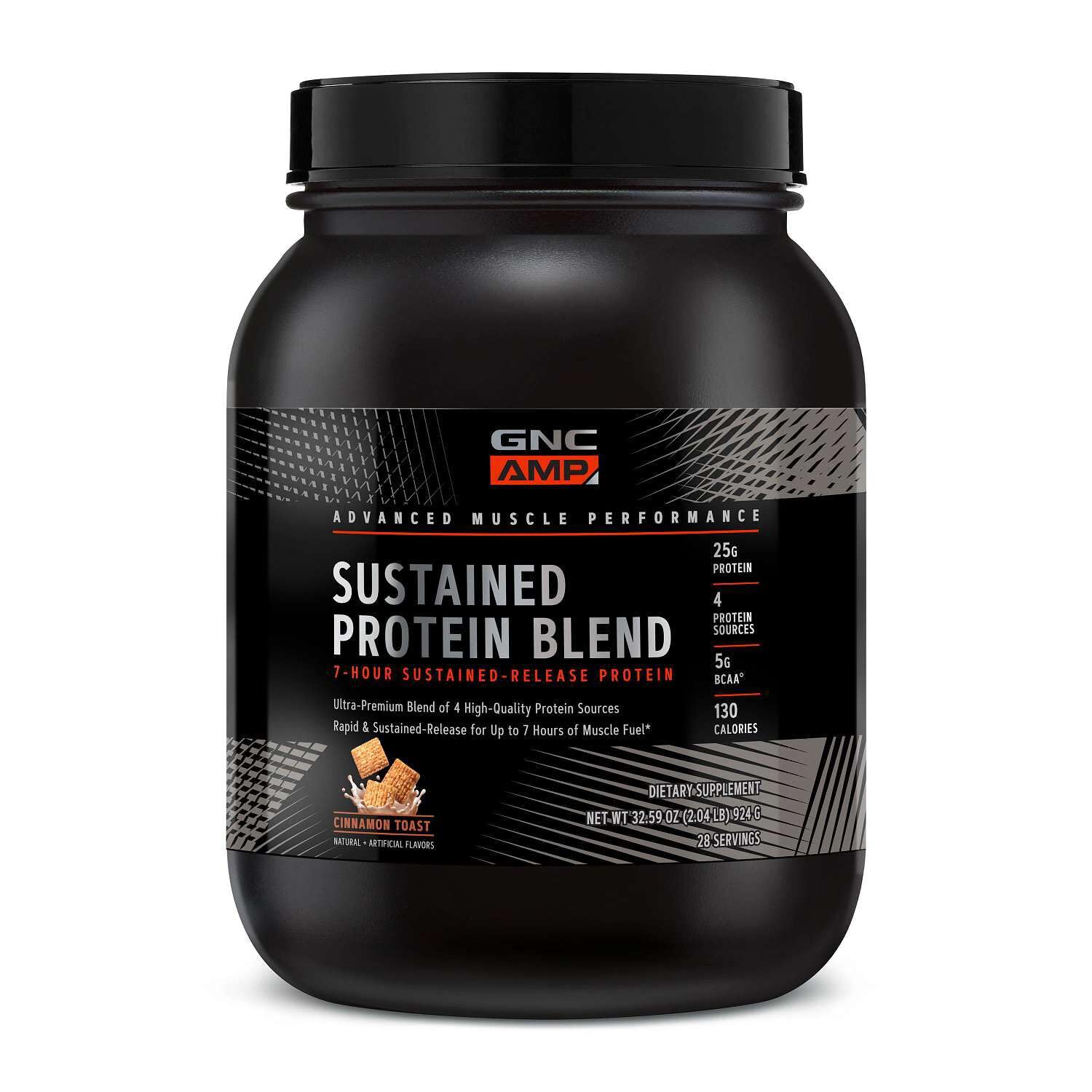 GNC AMP Sustained Cinnamon Toast