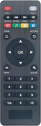 X31-218 Control remoto de repuesto compatible con Amlogic Android Smart TV Box U7 S905W CS918 MXV Q7 Q8 V88 V99